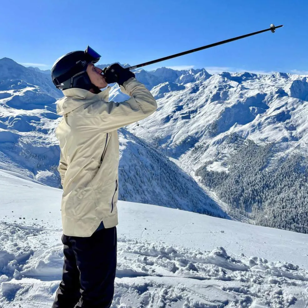Slokki Skistokken zwart - 125 cm