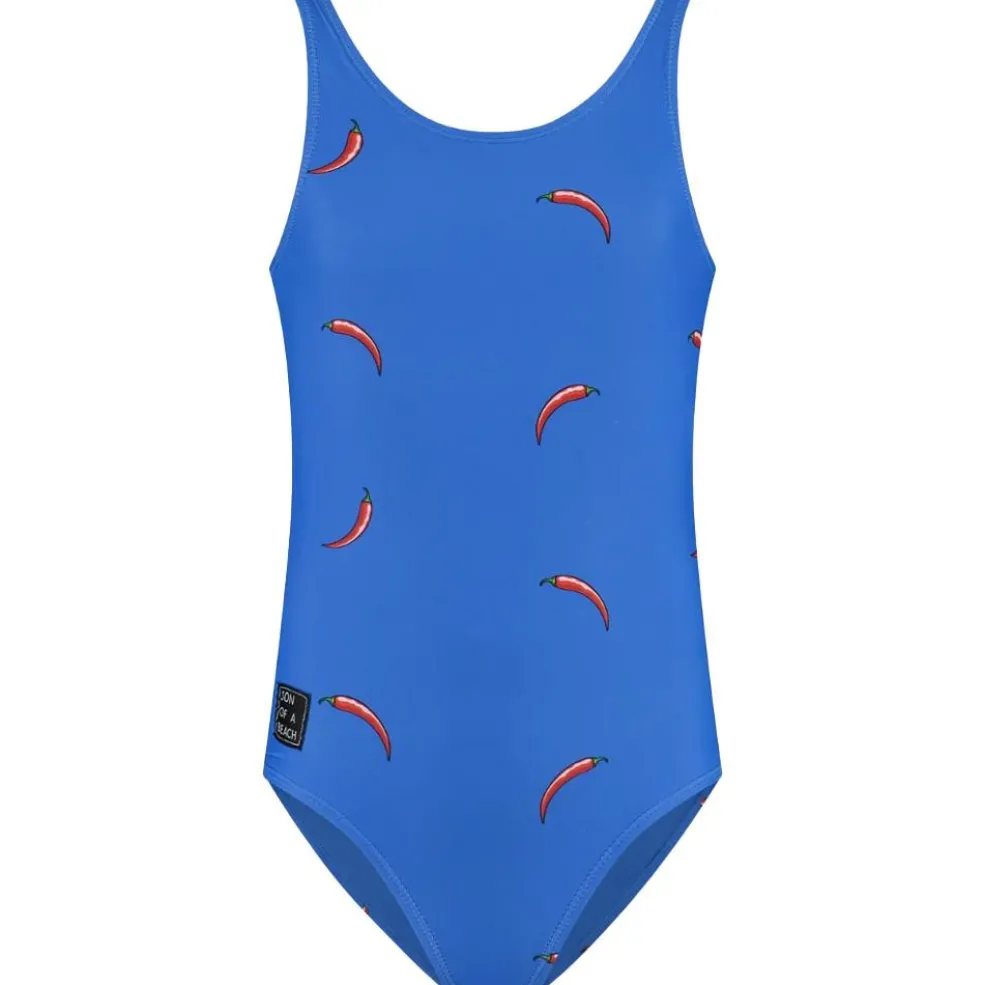Son of a Beach Chillipeppers badpak junior blue