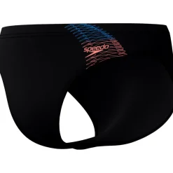 Speedo Medley Logo zwemboxer heren black orange