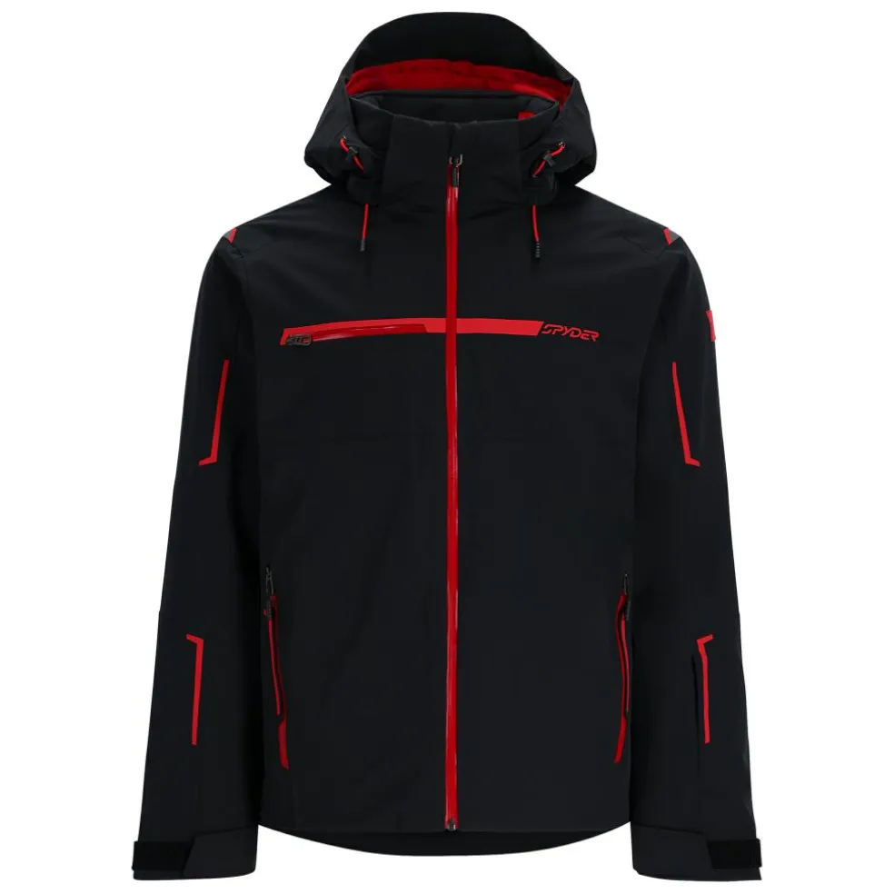 Spyder Titan winterjas heren black volcano