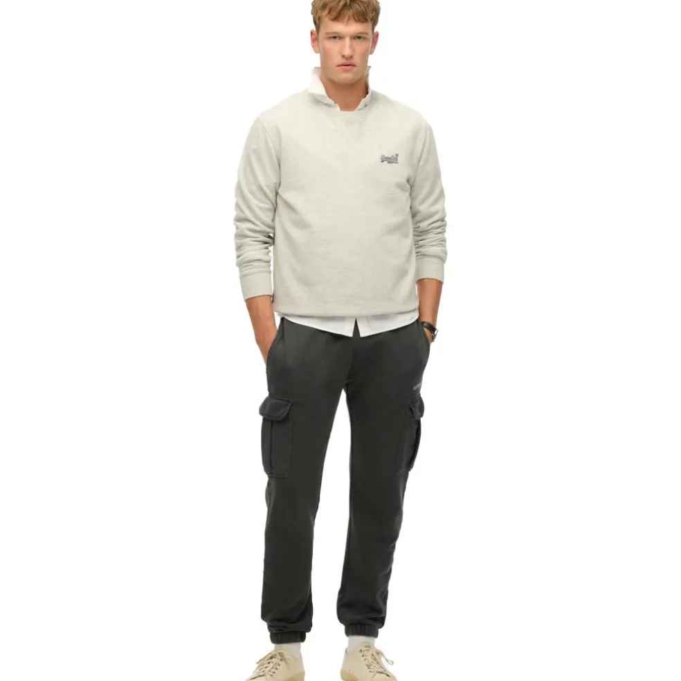 Superdry Cargo joggingbroek heren washed black