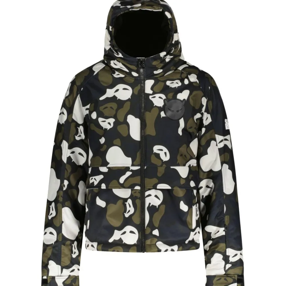 SuperRebel SPACE winterjas junior camou black