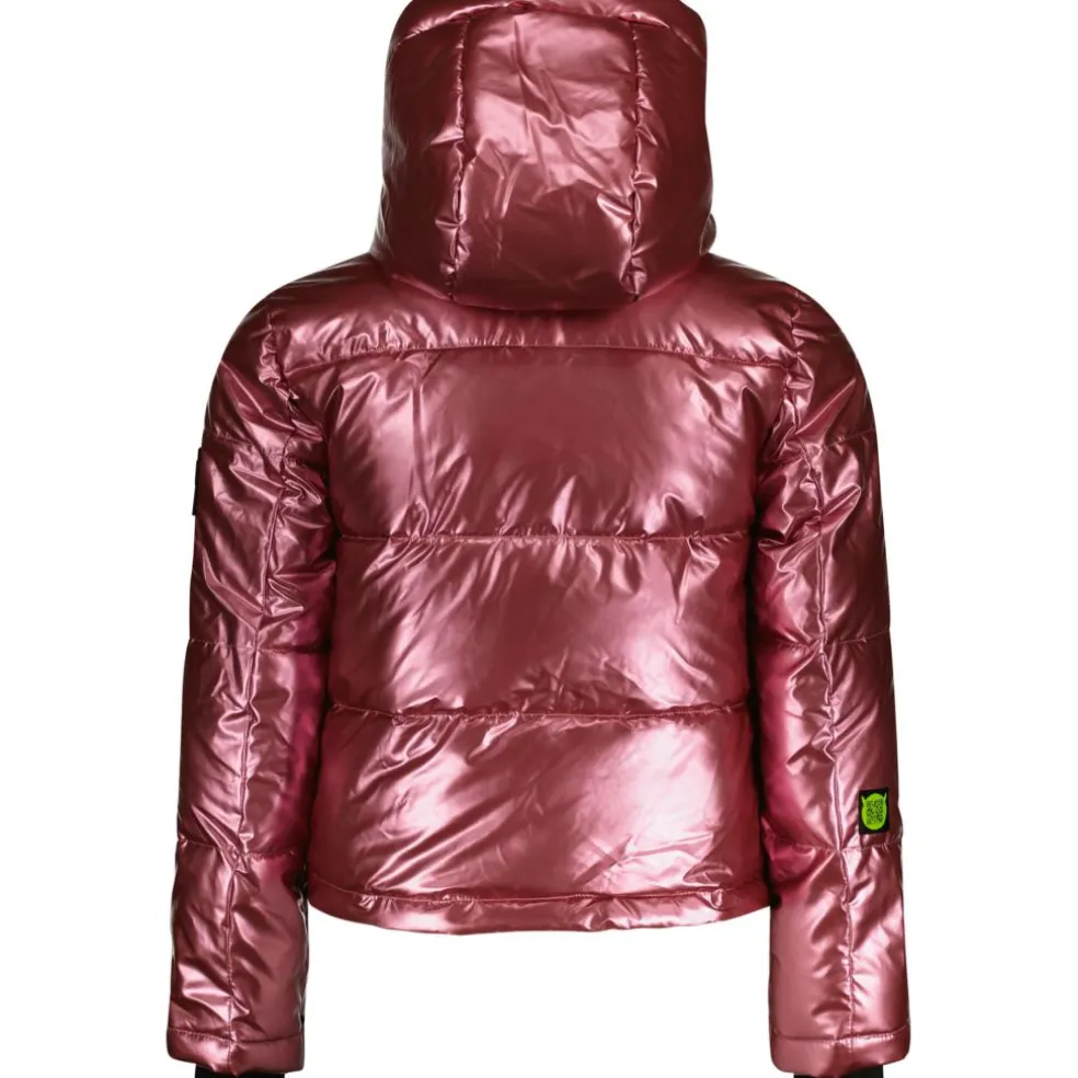 SuperRebel SPICY winterjas junior pink metallic