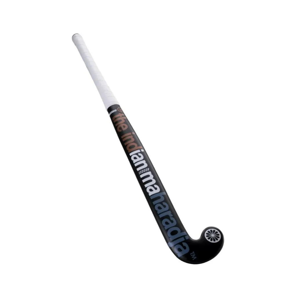 The Indian Maharadja Gravity 10 Mid Bow zaalhockeystick black copper white grey blue