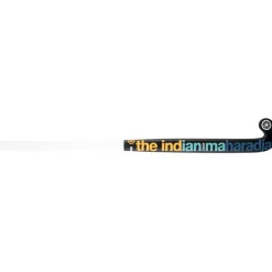 The Indian Maharadja Gravity 00 Mid Bow zaalhockeystick black orange aqua black