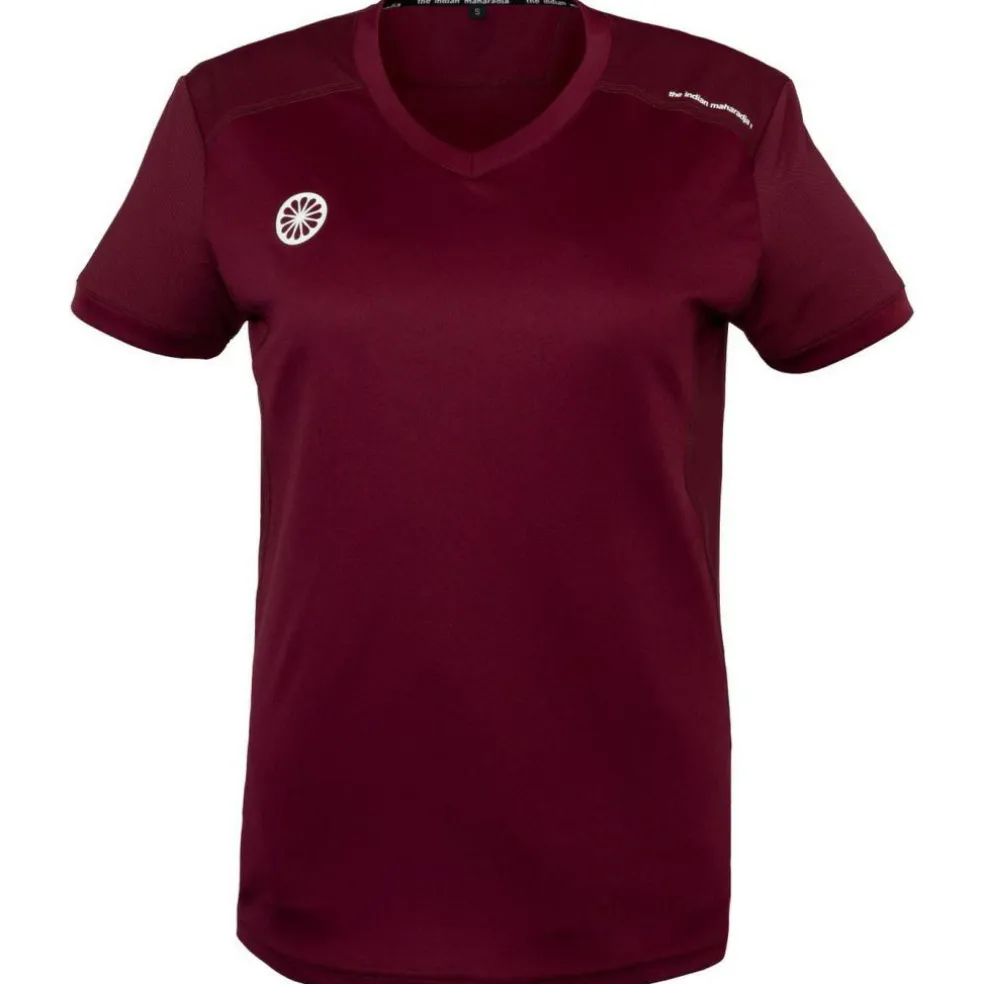 The Indian Maharadja Jaipur Performance Girls hockeyshirt junior bordeaux