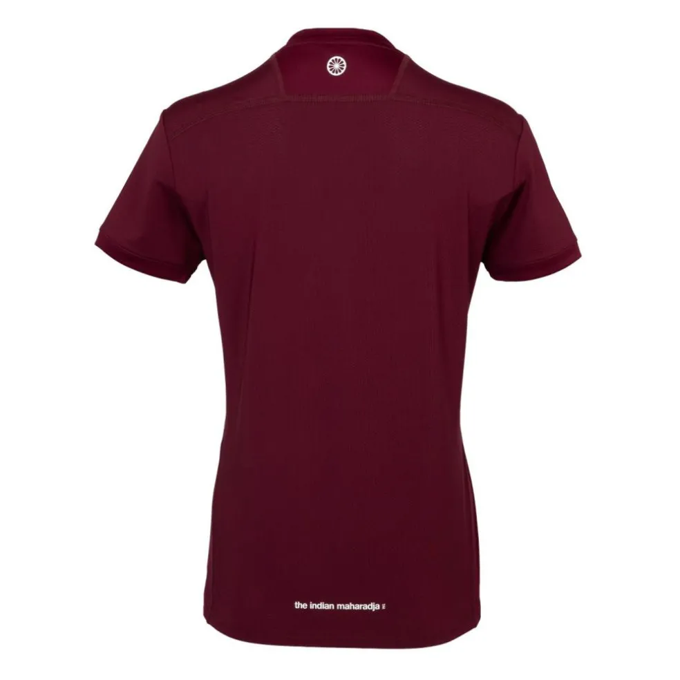 The Indian Maharadja Jaipur Performance Girls hockeyshirt junior bordeaux