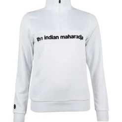 The Indian Maharadja  Poly Terry Half Zip hockeytrui dames white