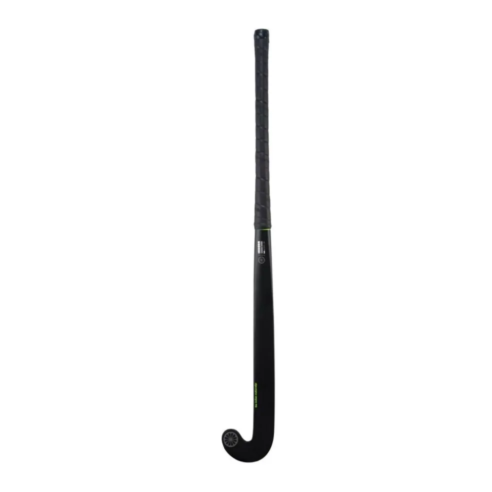 The Indian Maharadja Sword 00 Low Bow zaalhockeystick black blue lime green
