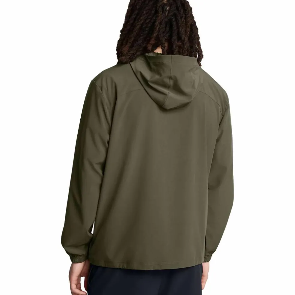 Under Armour Vibe Woven trainingsjack heren marine OD green black