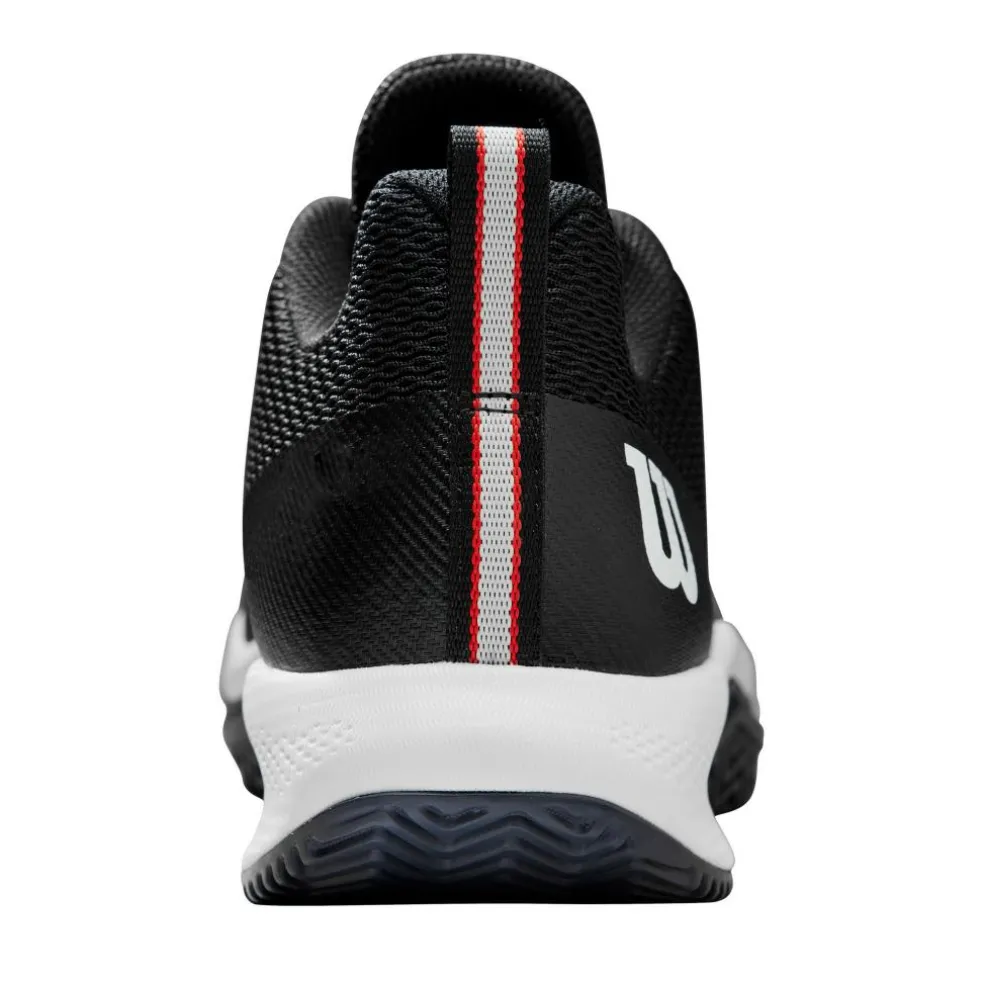 Wilson Rush Pro Lite padelschoenen heren black ebony white