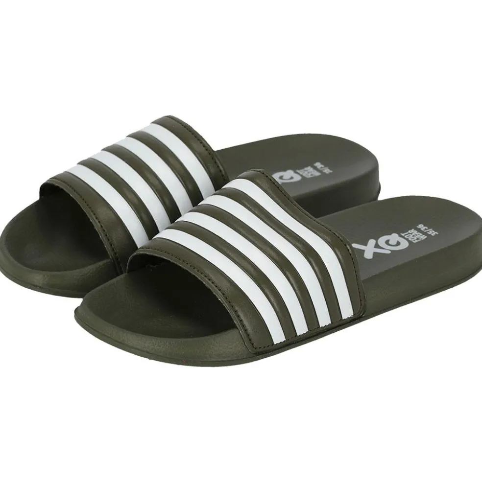 XQ 000133894006 slippers junior teens green white
